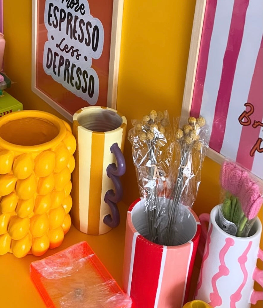 3 handles Vase