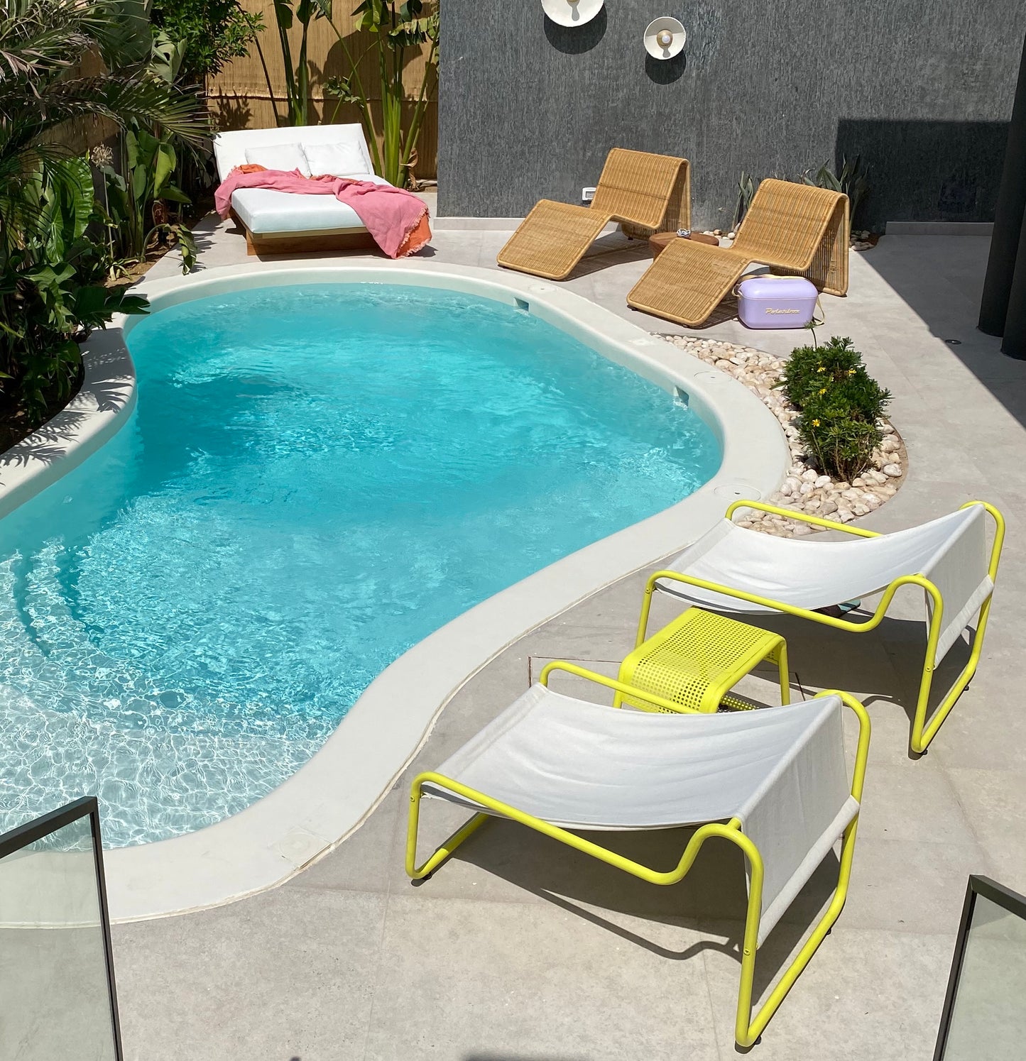 كرسي استرخاء من الخيزران