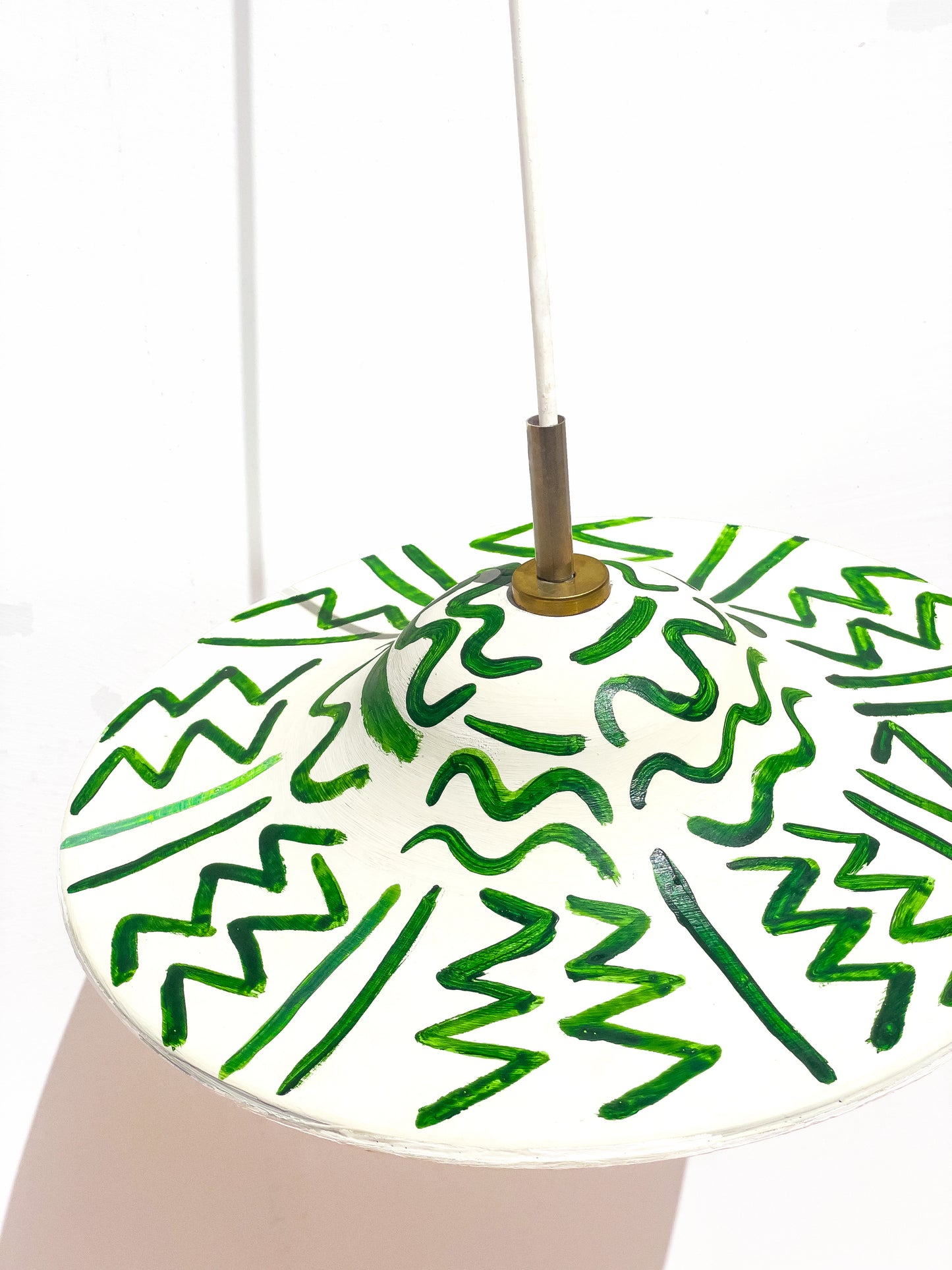 Green Etching Pendant