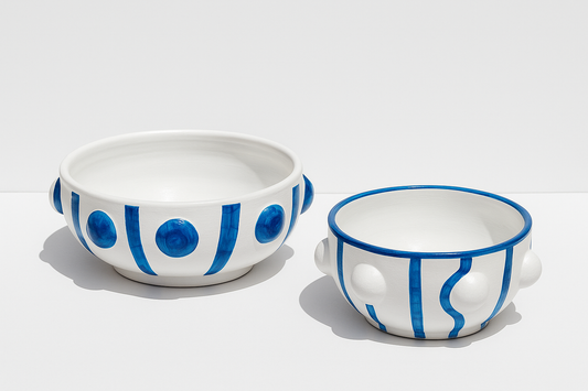 Dots and lines bowls