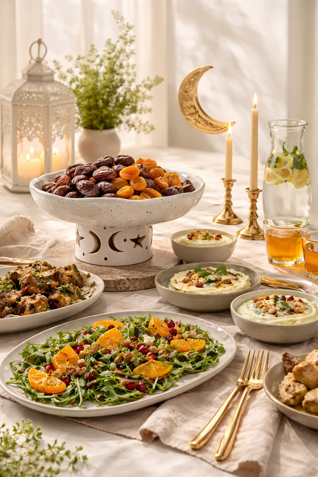 The crescent pedestal bowl.