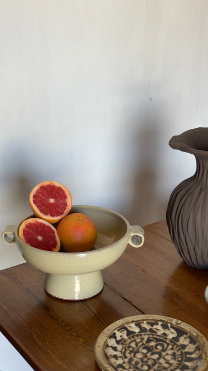 Two hands fruits Plate