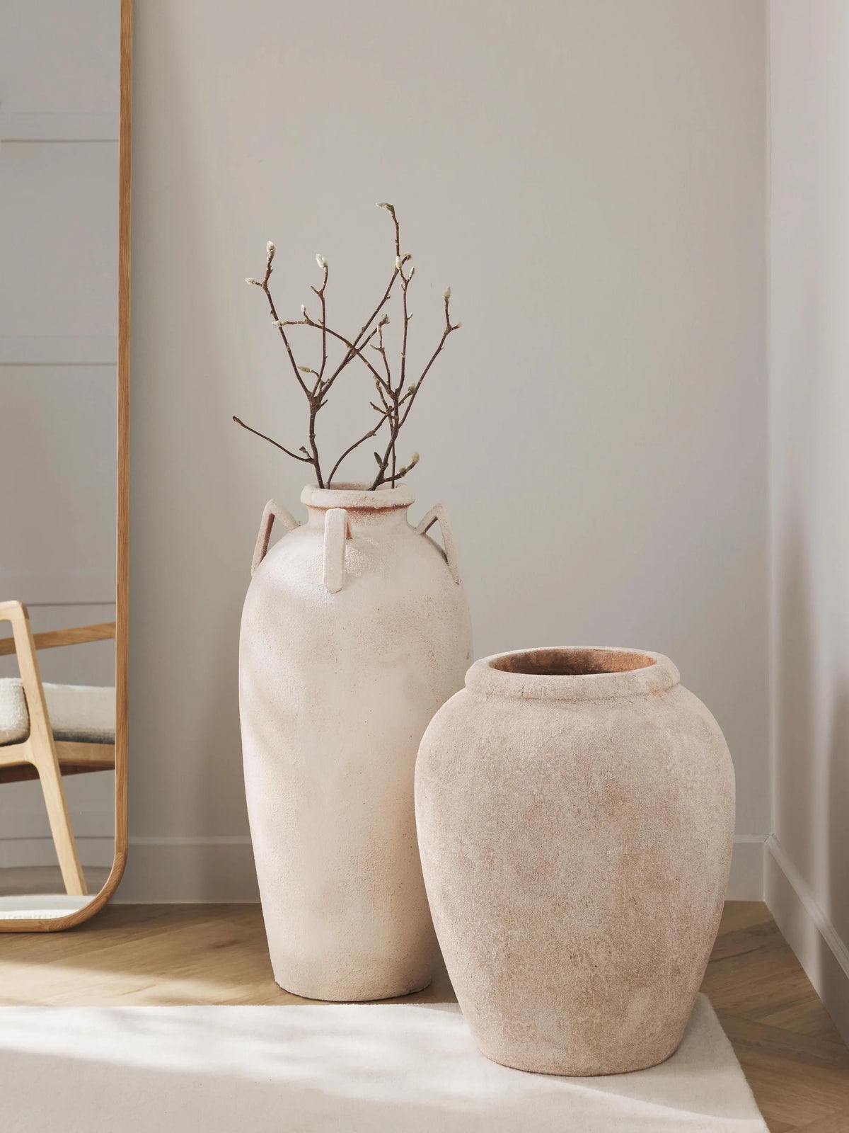 Aegean stone Floor Vase