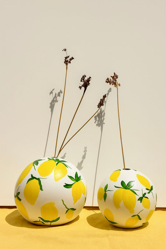 Lemon vase set