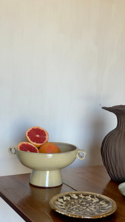 Two hands fruits Plate