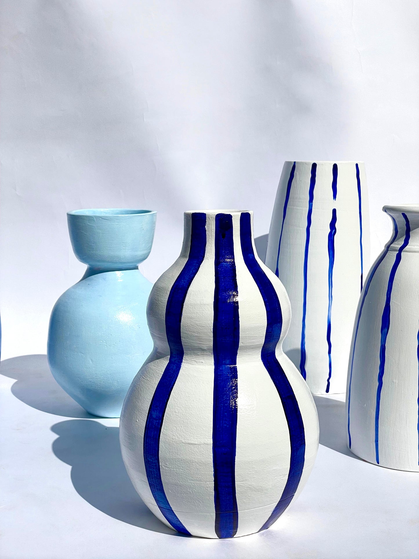Ocean Blue Vases