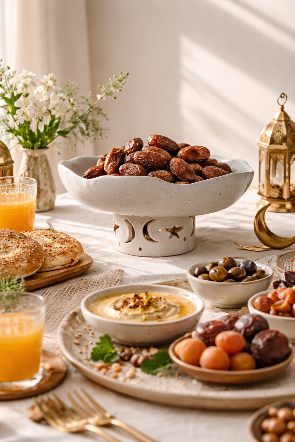 The crescent pedestal bowl.