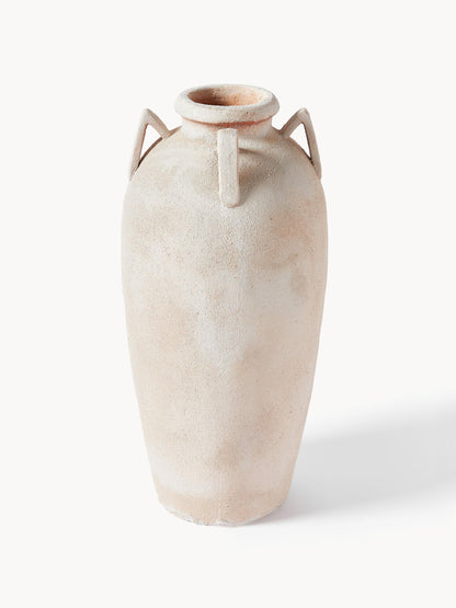 Aegean stone hand floor vase