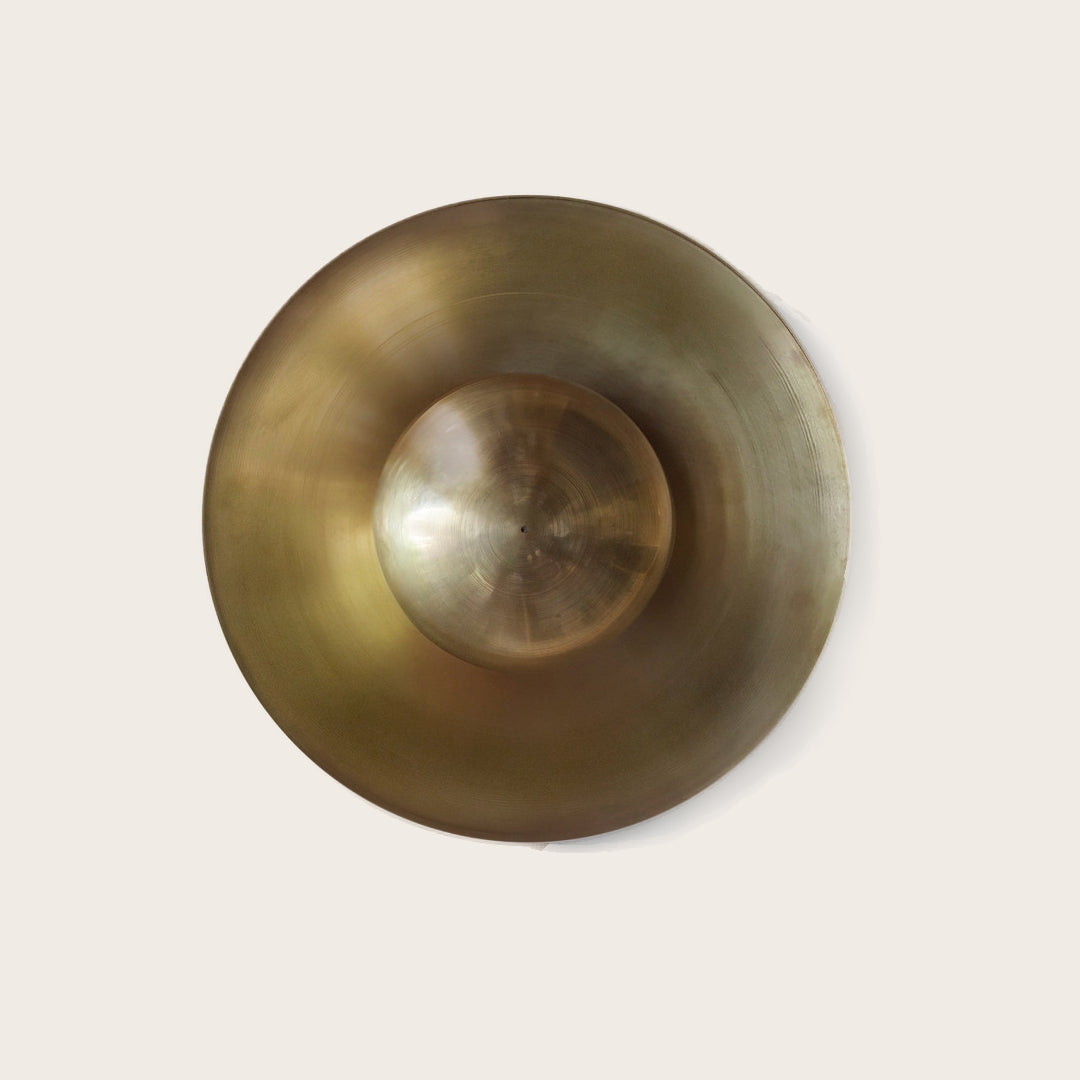 The Halo Brass wall light