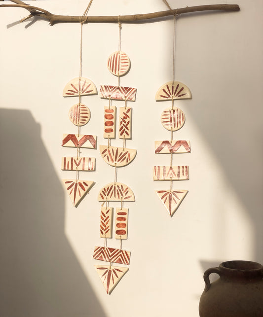 Historical Mountain Wall Hanging