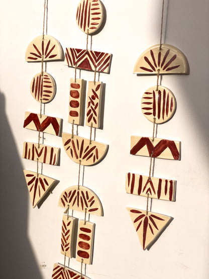 Historical Mountain Wall Hanging