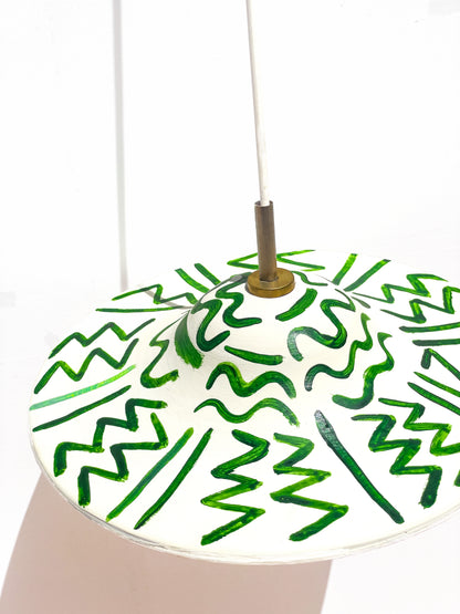 Green Etching Pendant
